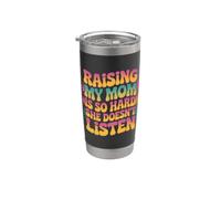 criar a mi mamá es tan difícil que no escucha groovy familia Vaso térmico de acero inoxidable de doble pared