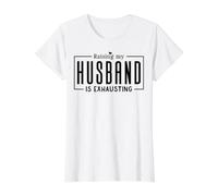 Criar a mis Padres es Agotador Diseño Minimalista Camiseta gráfica económica, Mujer, Blanco, M