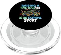 Criar a un niño de Cinco años es un Padre de Deporte Extremo PopSockets PopGrip para MagSafe
