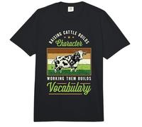 Criar Ganado Construye Carácter Animales de Granja Ganadería Comfort Colors Adult Heavyweight T-Shirt