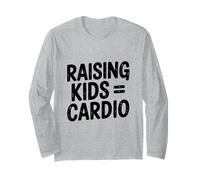 Criar Hijos = Cardio Fitness y Humor de crianza Manga Larga