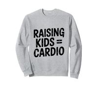 Criar Hijos = Cardio Fitness y Humor de crianza Sudadera
