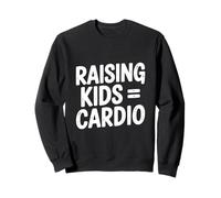 Criar Hijos = Cardio Fitness y Humor de crianza Sudadera