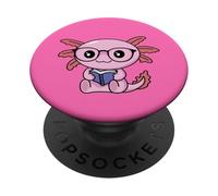 Criatura acuática Leyendo un Libro Kawaii Lindo Divertido PopSockets PopGrip Adhesivo