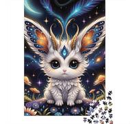 Criatura alada Felina de fantasía Puzzle De 1000 Piezas Puzzles Clásicos para para Adultos Y Niños Adultos Y Niños A Partir De 12 Año 52x38cm/1000pcs