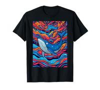 Criatura Ballena Olas Mar Océano Acuático Camiseta