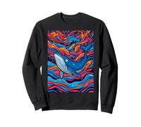 Criatura Ballena Olas Mar Océano Acuático Sudadera