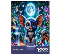 Criatura Bosque Lunar 1000 Piezas Puzzle Premium Ambiente místico del Bosque Set De Puzzle, Cochetón Premium - Entrena La Concentración, Regalo De Inauguración O Oficina 52x38cm/1000pc