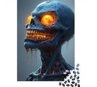 Criatura Calavera de Terror Puzzles 1000 Piezas Puzzles Clásicos para Diversión Adultos Y Niños A Partir De 12 Año 70x50cm/1000pcs