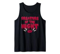 Criatura de la noche - Rock Musical - Espectáculo de terror - Labios Camiseta sin Mangas