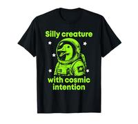 Criatura tonta con intención cósmica Astronauta Pato Ganso Camiseta