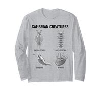 Criaturas Cámbricas Antiguas Ciencia Paleoart Fósil Manga Larga