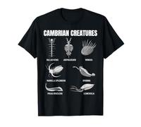 Criaturas Cámbricas Fossil Paleoart Evolución Ciencia Amante Camiseta