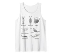 Criaturas Cámbricas Fossil Paleoart Evolución Ciencia Amante Camiseta sin Mangas