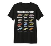 Criaturas Cámbricas Paleontología Fósil Vida Marina Camiseta Premium