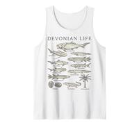 Criaturas Cámbricas Paleontología Fósil Vida Marina Camiseta sin Mangas