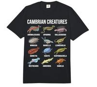 Criaturas Cámbricas Paleontología Fósil Vida Marina Comfort Colors Adult Heavyweight T-Shirt