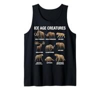 Criaturas de la Edad de Hielo Paleontología Mamíferos prehistóricos Camiseta sin Mangas