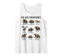 Criaturas de la Edad de Hielo Paleontología Mamíferos prehistóricos Camiseta sin Mangas
