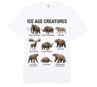 Criaturas de la Edad de Hielo Paleontología Mamíferos prehistóricos Comfort Colors Adult Heavyweight T-Shirt