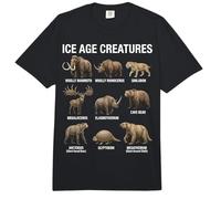 Criaturas de la Edad de Hielo Paleontología Mamíferos prehistóricos Comfort Colors Adult Heavyweight T-Shirt