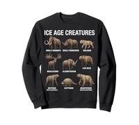 Criaturas de la Edad de Hielo Paleontología Mamíferos prehistóricos Sudadera