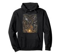 Criaturas del Bosque Misterioso Bigfoot Leyendas del Hombre Polilla Sudadera con Capucha