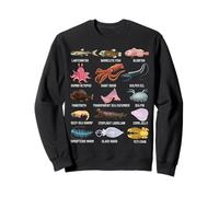 Criaturas del Mar Profundo Abisal Océano Animales Marinos Bi Sudadera