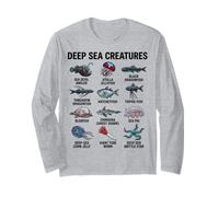 Criaturas del mar Profundo - Amantes de la Ciencia de Las Especies del océano abisal Manga Larga