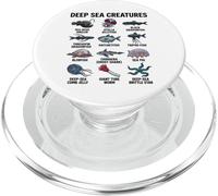 Criaturas del mar Profundo - Amantes de la Ciencia de Las Especies del océano abisal PopSockets PopGrip para MagSafe