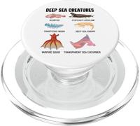 Criaturas del mar Profundo Biología del océano Vida Marina Oceanografía PopSockets PopGrip para MagSafe