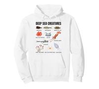 Criaturas del mar Profundo Biología del océano Vida Marina Oceanografía Sudadera con Capucha