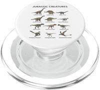 Criaturas Jurásicas Especies de Dinosaurios Era Paleontología PopSockets PopGrip para MagSafe