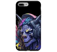 Criaturas míticas con caballo con cuernos y auriculares Carcasa para iPhone 7 Plus/8 Plus