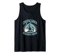 criaturas mitológicas Escuadrón de Investigación Chupacabra Camiseta sin Mangas