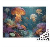 Criaturas submarinas: Juegos del Mundo Submarino para Toda la Familia. Ideas Hombres y Mujeres. 300 Piezas (40 x 28 cm).