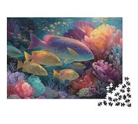 Criaturas submarinas: Juegos del Mundo Submarino para Toda la Familia. Ideas Hombres y Mujeres. 500 Piezas (52 x 38 cm).