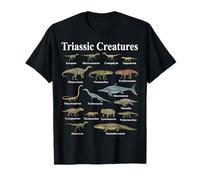 Criaturas Triásicas Primeros Reptiles Evolución Paleontología Camiseta