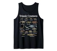 Criaturas Triásicas Primeros Reptiles Evolución Paleontología Camiseta sin Mangas