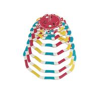 Crib Dangling Toy, Wooden Double-Sided Sensory Rattle, Early Learning Mobile, Educational Cognitive Sensational Toy 24cm/9.45 Inches Ideal for Boys and Girls