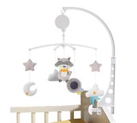Crib Mobile, Crib Music Mobiles, Soothing Wind Chimes, Rotating Photo Pendant, Babys Nursery Decor for Sleep, Baby Shower, Home, Stroller, Travel, Daily Use, 19.29x16.54x13.78 inches