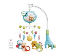 Crib Mobile - Nursery Musical Rotating Toy, Remote Control Mobile, Soft Music Lights Soothing Sleep Aid Device, Automatic Hanging Cradle Spinner | Comfort Sleep Solution For Boys Girls Be