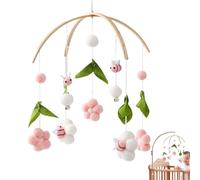 Crib Mobile | Sleep Soothing Bed Bell - Versatile Bee And Flower Crib Mobile, Cognitive Growth Enhancer With Suspended Function | Nursery Hangable Decoration For Kids Babyyyshower or Birthday
