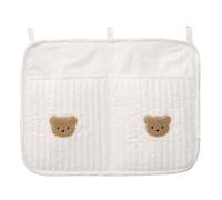 Crib Organizer - Multifunctional Cradle Bag for Easy Access to Baby, Bedside Nursery Organizer with Durable Design, Bassinet Storage Attachment for Cribs, Toys, and Diapers
