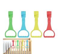 Crib Training Rings - Baby Stand Grip, Walking Support Tool | Soft Nursery Handle, Infant Climbing Hook, Round Bed Attachment, Pull, Upright Balance Aid, Durable Compact Gear for Child Us