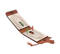Cribbage Board, Foldable Travel, Cribbage Game, 3.94x2.76x1.18 Inches, Tabletop Toy with Storage, Interactive for Traveling, Camping, Family Gatherings, Outdoor Plaything