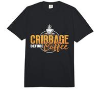 Cribbage Player Antes de Jugar a Las Cartas Café Cribbage Player Comfort Colors Adult Heavyweight T-Shirt