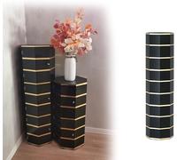 Cribricea Zapatero Giratorio, Zapatero Vertical Redondo con Puertas, Organizador de Zapatos Moderno for Entrada, diseño Sencillo(Diameter-43cm,9 Layers 127cm)