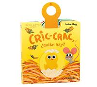 Cric-crac, ¿quién hay? | Libro que suena al subir las solapas, sin pilas | Libro de cartón interactivo para bebés y niños a partir de 1 año (Libro sonoro)