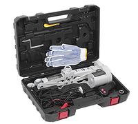 Cric électrique automatique pour Voiture Avec hocs, cric de levage 12 V pour le changement d’Urgence de pneu, cric Automobile en Acier inoxydable Avec câble de 3,5 m et (ZT)